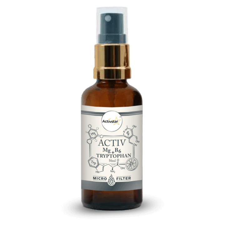 Activstar - ACTIV hořčík Mg + B6, TRYPTOFAN, vit C, 50 ml