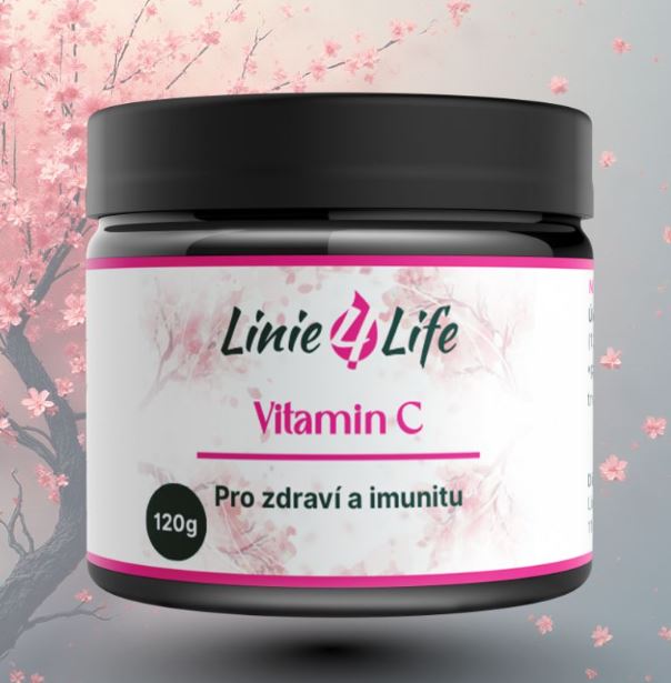 Linie4Life VITAMIN C 1000 mg, sypký v čisté formě 120 g – 60 porcí