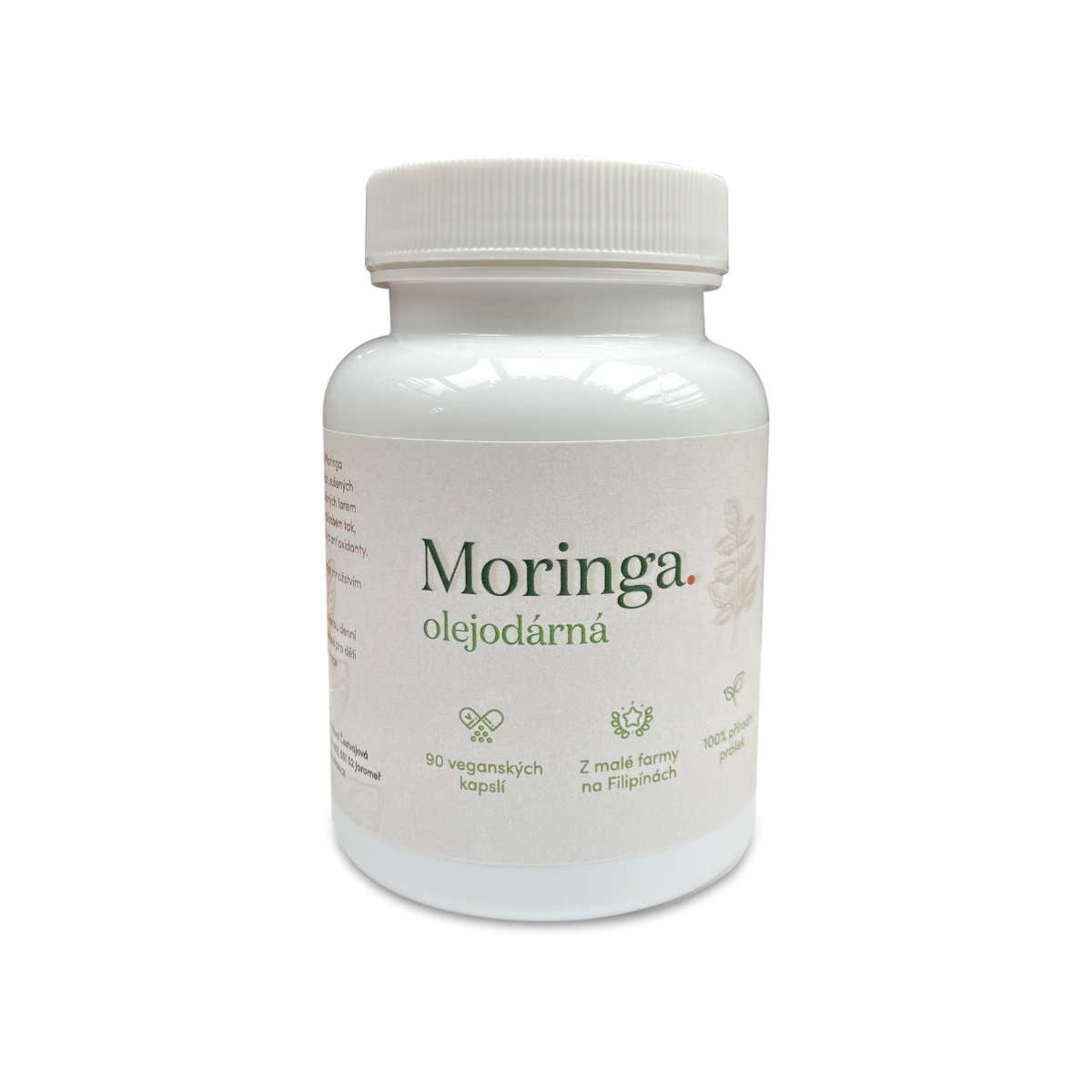 Moringa 90 kap.- energie, trávení, živiny, i hubnoucí pomocník 