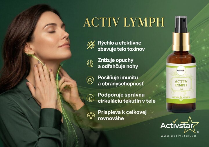 Activstar Lymph 50 ml - ledviny, lymfatický systém, otoky