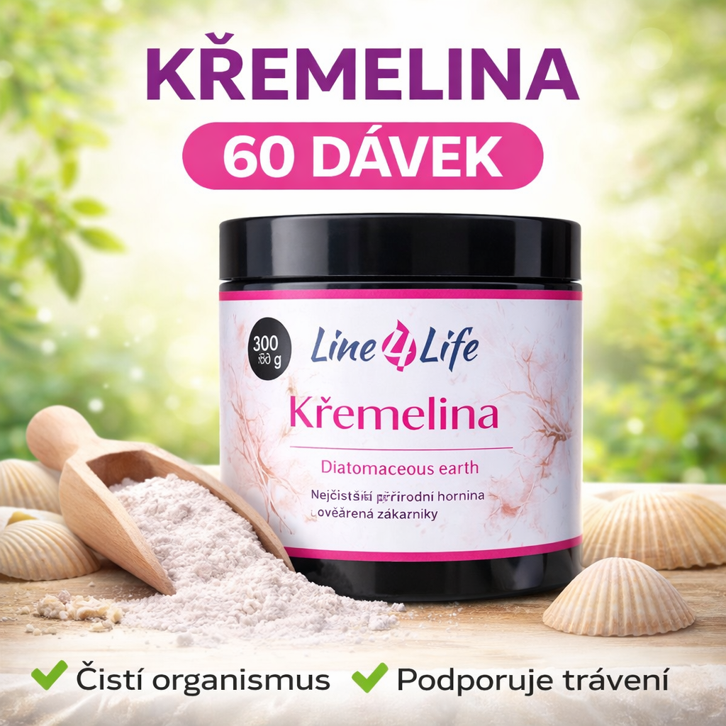 Linie4life KŘEMELINA 300 g - čistí střevo, upravuje trávení