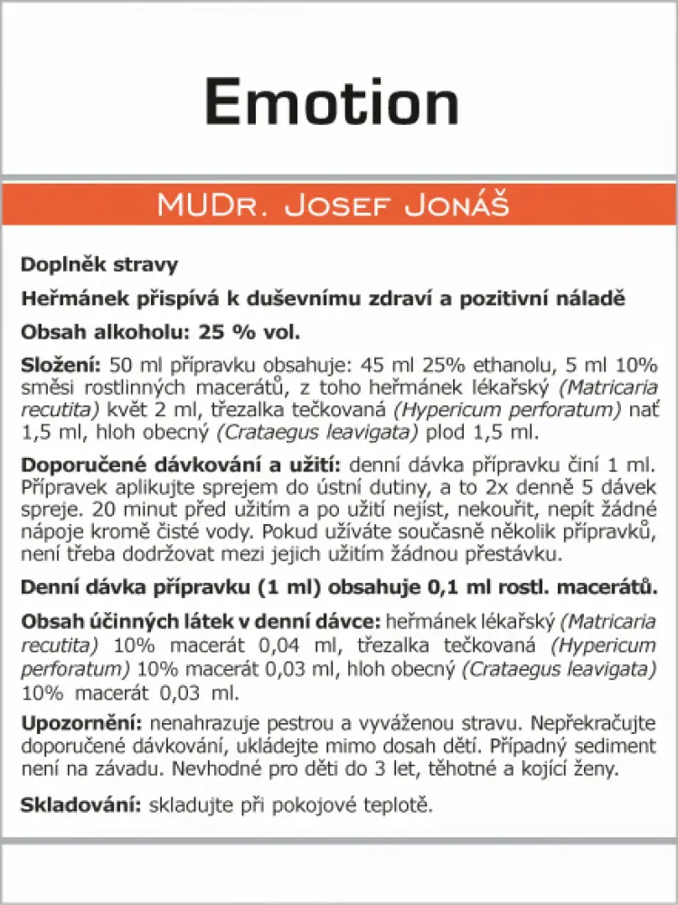 Marion Emotion 50 ml - emocionální zátěže
