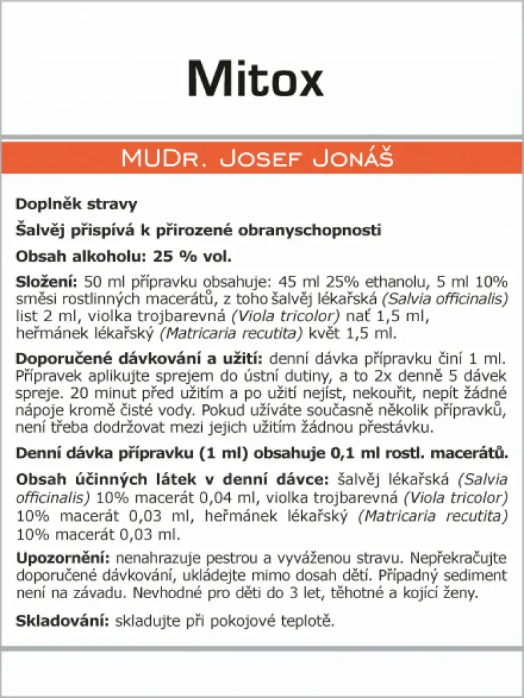 Marion MITOX 50 ml - mikrobiální toxin + přetrvávající po COVIDové problémy