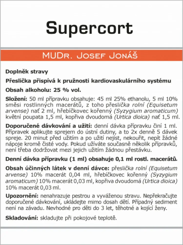 Marion Supercort 50 ml - nadledvinky a mozek