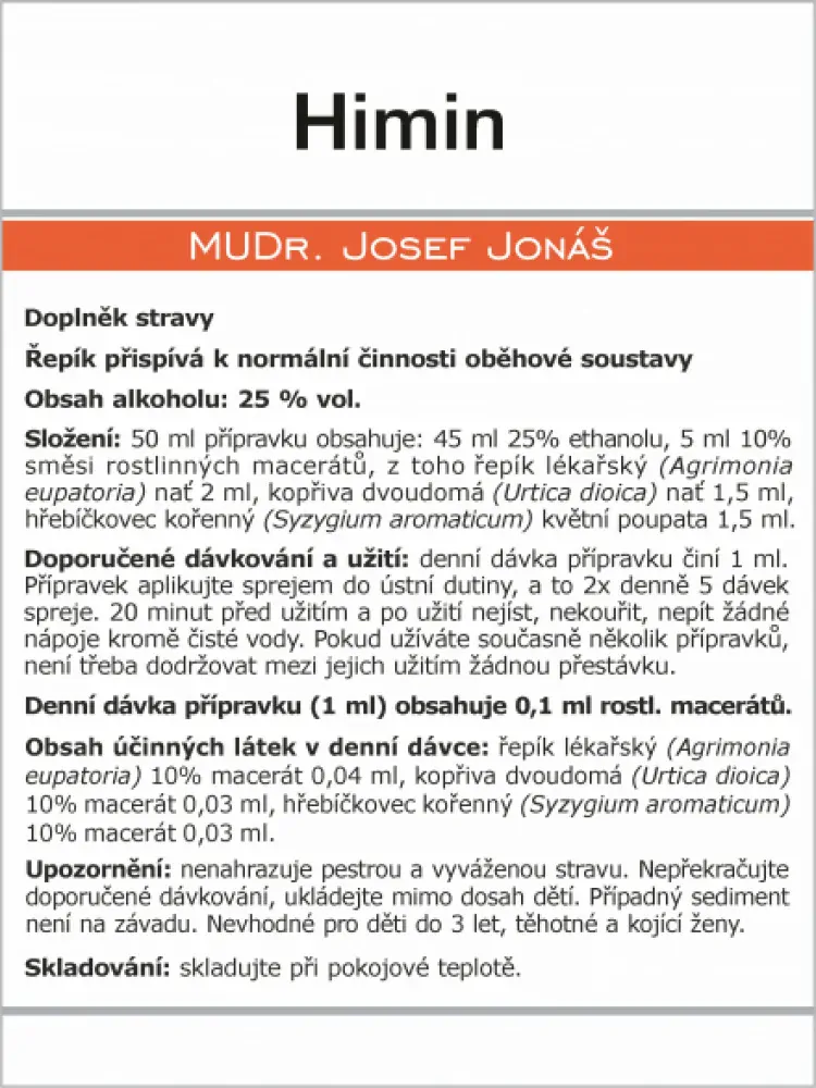 Marion HIMIN 50 ml - histamin, alergie 