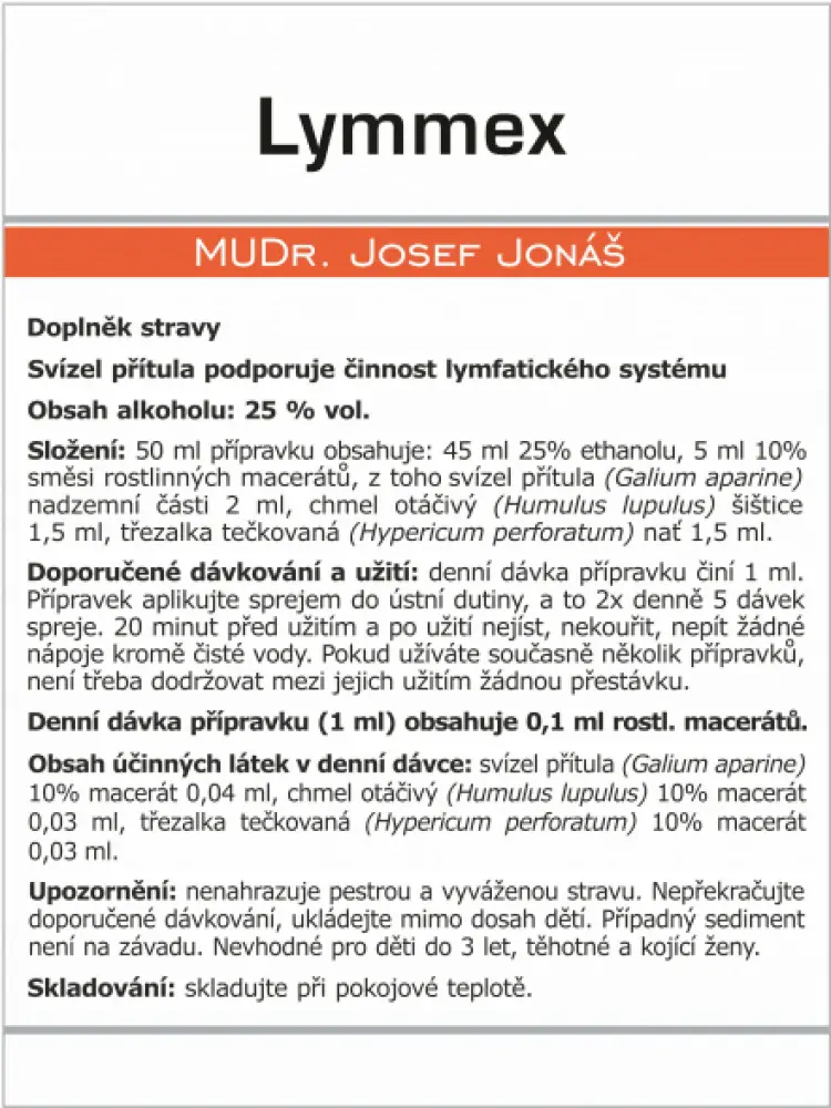 Marion LYMMEX 50 ml - lymfatický systém, mandle