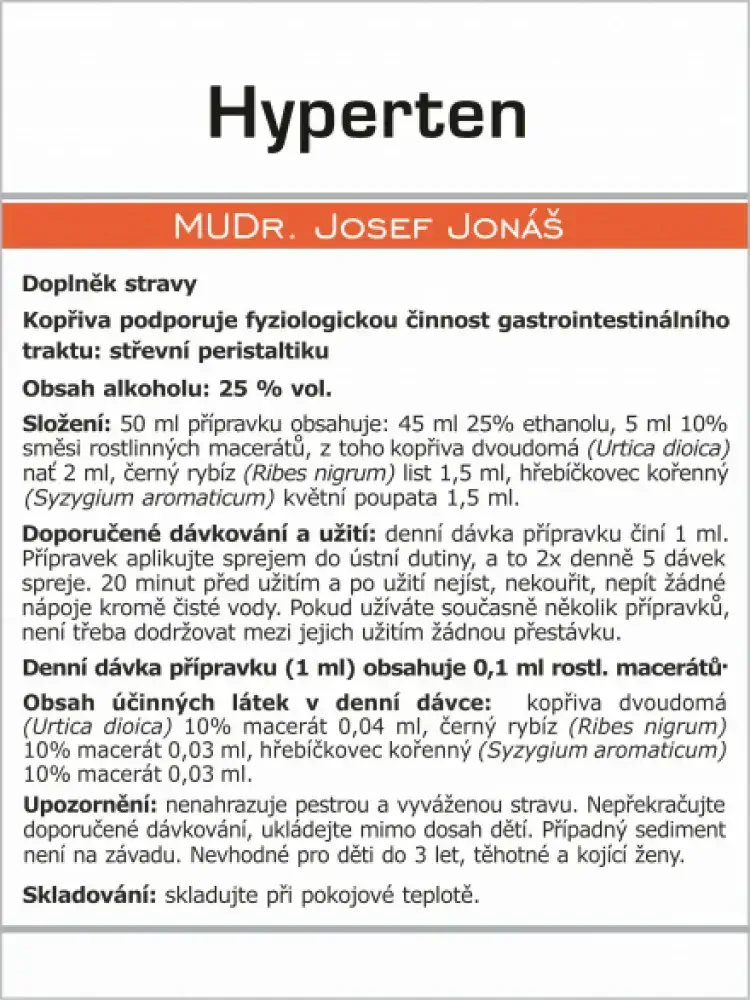 Marion HYPERTEN 50 ml - krevní tlak