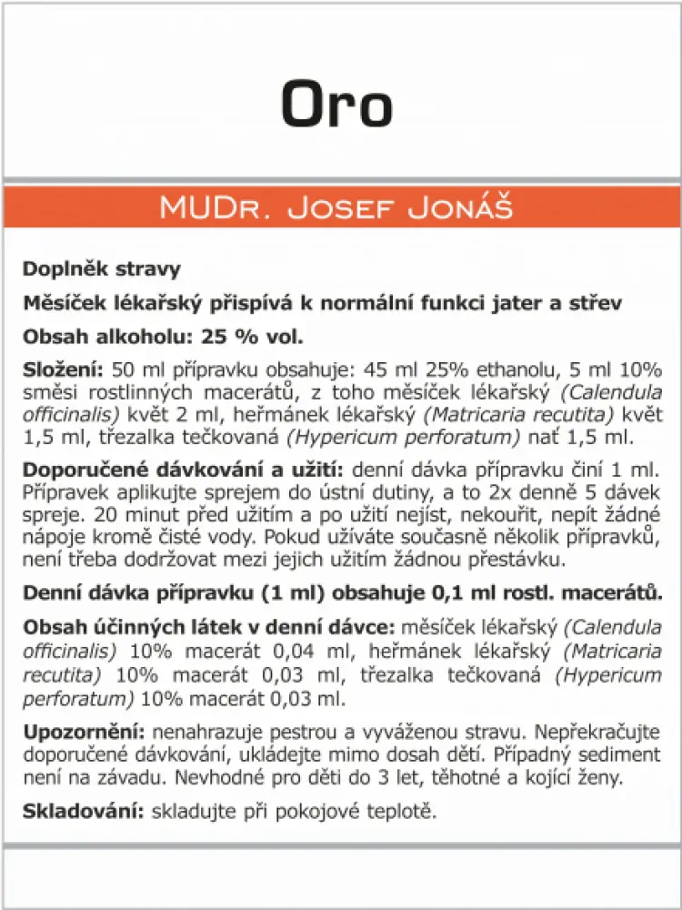 Marion ORO 50 ml - detoxikace ústní dutiny, paradentoza
