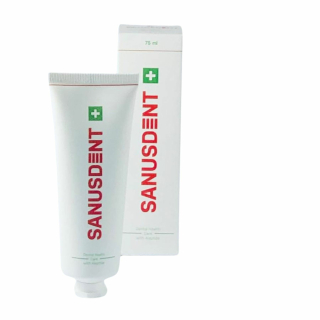 Gaudium SANUSDENT 75 ml zubní pasta s Alaptidem, bez fluoru