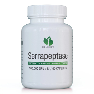 For Long Life SERRAPEPTÁZA 60 kap. 500.000 SPU - Pokročilé řešení zánětu a podpora krevního oběhu