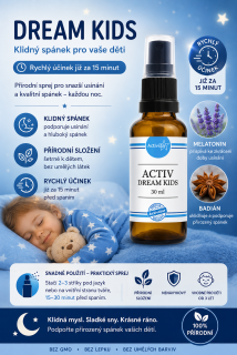 Activstar Dream Kids 30 ml - klidný spánek pro děti