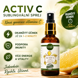 Activstar C sublingvální 50 ml - vitamín C - každodenní podpora imunity a vitality