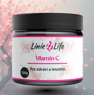 Linie4Life VITAMIN C 1000 mg, sypkýv čisté formě 120 g – 60 porcí