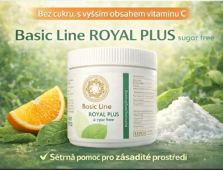 Tepco Royal Plus Sugar Free 400 g - bez cukru s vyšším obsahem vitaminu C - odkyselení