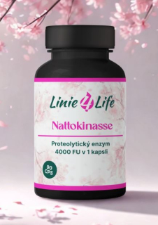 Linie4Life NATTOKINASE 4000 FU, pora kardiovaskulárního zdraví 90 kapslí